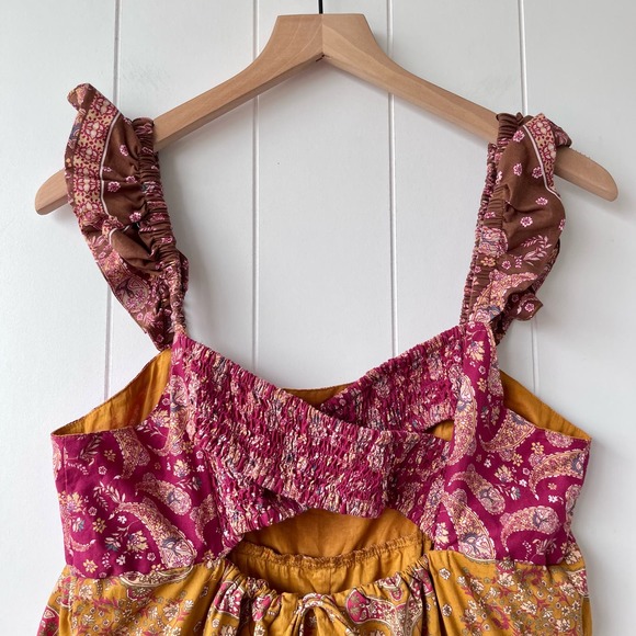 Free People Orange and Purple Jumpsuit - Picture 9 of 9